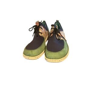 Justin Vista Women's Size 11M Lace Up Sneaker Loafer Blue Casual Shoes